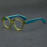 Benet Retro Acetate Glasses Frame Round Frames Southood Green